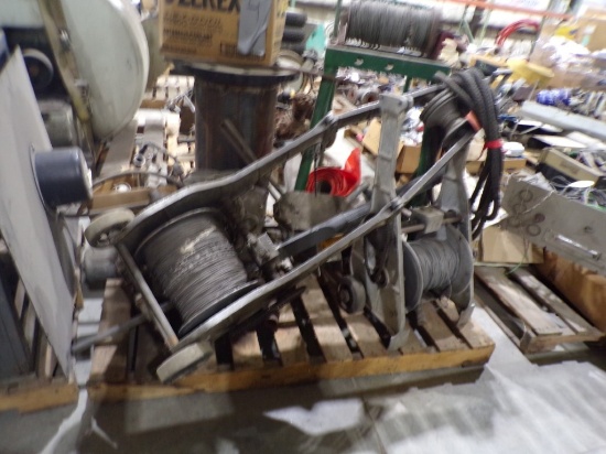 Cue's Sewer TV Camera Electric Power Winch Cable Access.