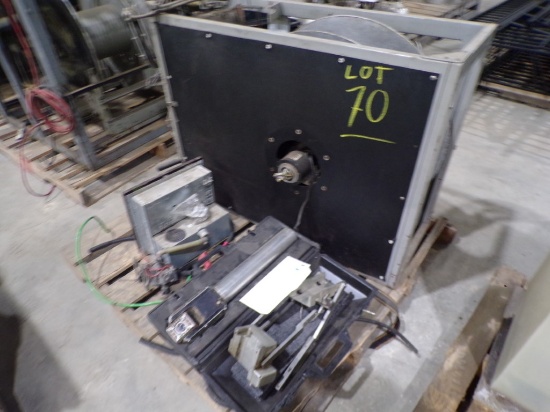Cue's Sewer TV Inspection Camera Cable Reel and Cue's Camera in Case