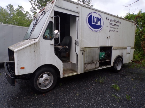 1987 GMC Step Van, Dually, NO MOTOR, NOT RUNNING, Was Set Up for Sewer TV C