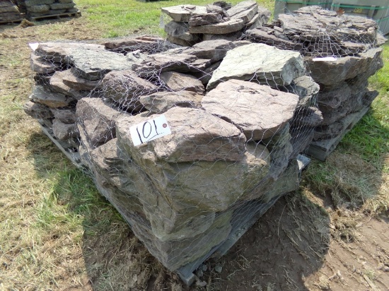 Lilac Heavy Creek Stone Steppers / Landscape Stones, Lg. Pallet, Sold by th
