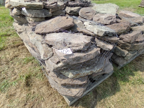 Lilac Heavy Creek Stone Steppers / Landscape Stones, Lg. Pallet, Sold by th