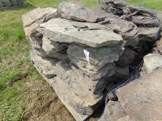 Lilac Heavy Creek Stone Steppers / Landscape Stones, Lg. Pallet, Sold by th