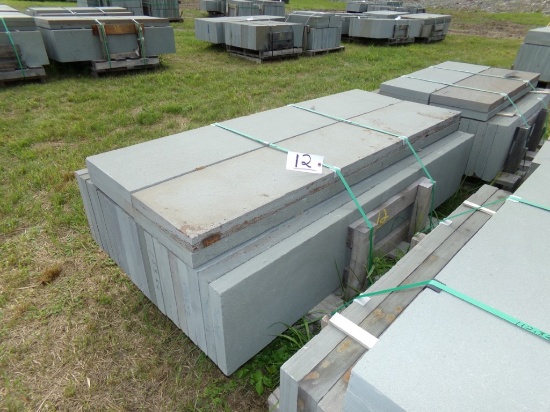 Thermaled Variegated Treads, 14'' x 72'' x 2'', 183 Sq. Ft., Sold by the Sq
