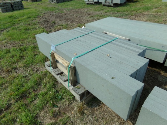 Thermaled Variegated Treads, (4) 14'' x 64'' x 2'', (8) 14'' x 72'' x 2'',