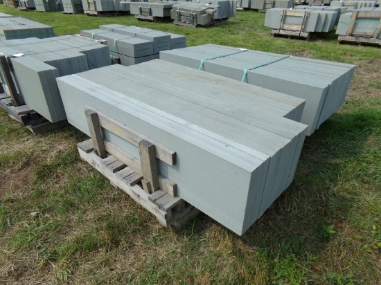 Thermaled Variegated Treads, (11) 16'' x 72'' x 2'', (7) 16'' x 60'' x 2'',