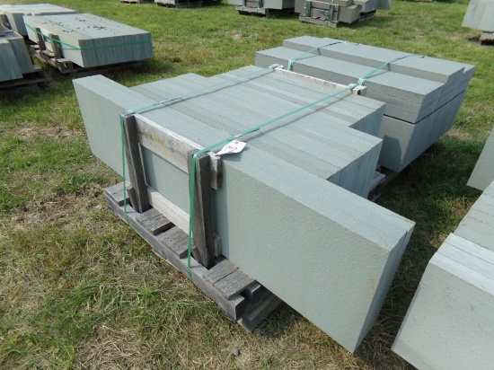 Thermaled Variegated Treads, (3) 18'' x 72'' x 2'', (8) 18'' x 48'' x 2'',