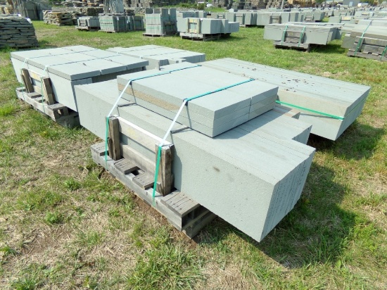Thermaled Variegated Treads, (6) 14'' x 36'' x 2'', (3) 14'' x 48'' x 2'',
