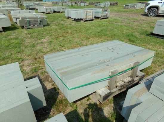 Thermaled Variegated Treads, 12'' x 72'' x 2'', 108 Sq. Ft., Sold by the Sq
