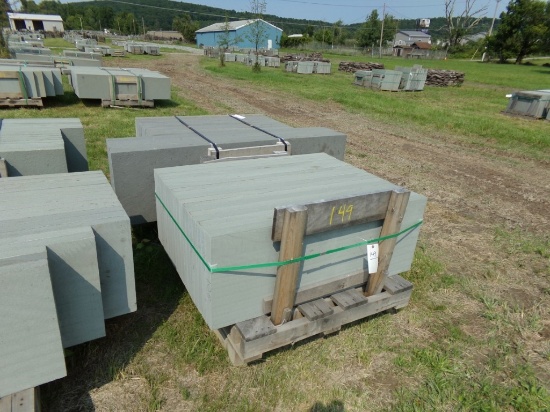 Thermaled Variegated Treads, 18'' x 48'' x 2'', 108 Sq. Ft., Sold by the Sq