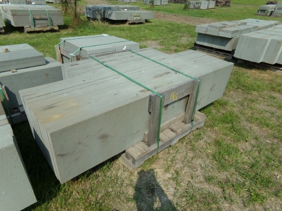 Thermaled Variegated Treads, (12) 18'' x 84'' x 2'', (7) 18'' x 48'' x 2'',