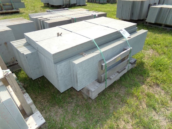 Thermaled Variegated Treads, (14) 16'' x 60'' x 2'', (9) 16'' x 72'' x 2'',