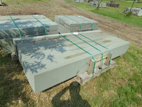 Thermaled Variegated Treads, 12'' x 96'' x 2'', 152 Sq. Ft., Sold by the Sq