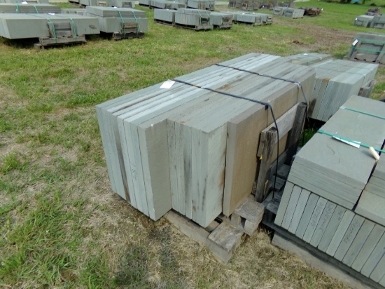 Thermaled Variegated Treads, (8) 24'' x 72'' x 2'', (5) 24'' x 60'' x 2'',