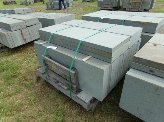 Thermaled Variegated Treads, 16'' x 48'' x 2'', 133 Sq. Ft., Sold by the Sq