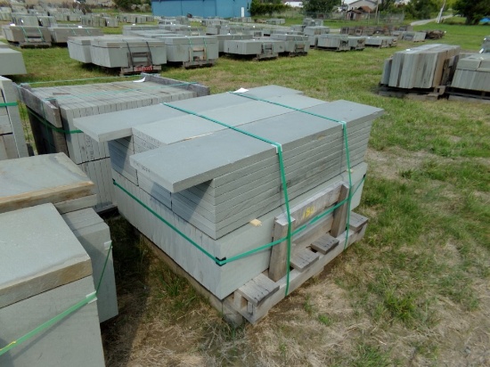 Thermaled Variegated Treads, (46) 12'' x 48'' x 1 1/2'', (2) 12'' x 60'' x