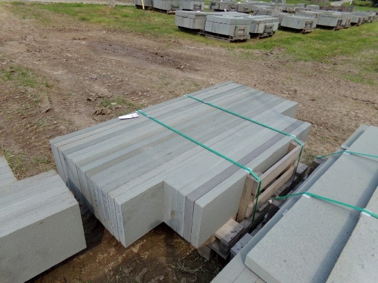 Thermaled Variegated Treads, (14) 12'' x 72'' x 2'', (5) 12'' x 48'' x 2'',