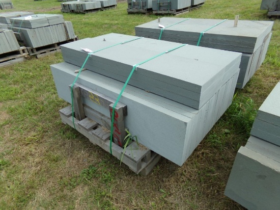 Thermaled Variegated Treads, 14'' x 60'' x 2'', 140 Sq. Ft., Sold by the Sq