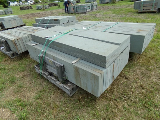 Thermaled Variegated Treads, 14'' x 60'' x 2'', 140 Sq. Ft., Sold by the Sq