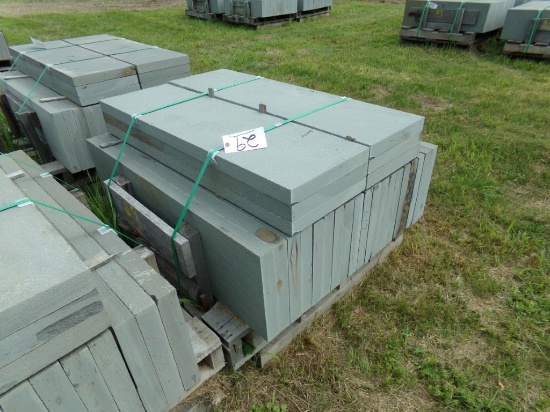 Thermaled Variegated Treads, 14'' x 48'' x 2'', 117 Sq. Ft., Sold by the Sq