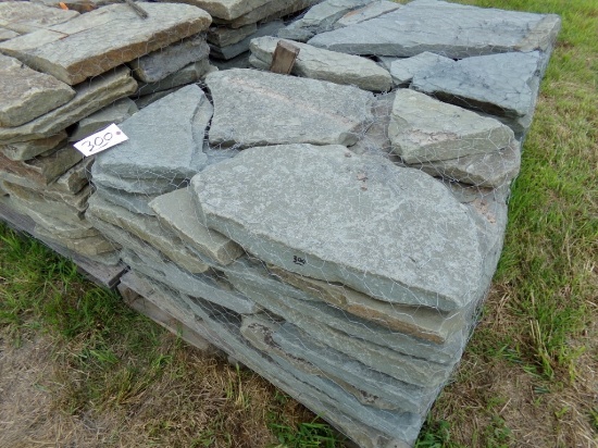 Heavy Tumbled Irregular Garden Path / Steppers, 2'' - 3'' x Asst. Sizes, So