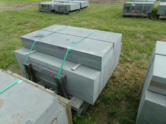 Thermaled Variegated Treads, 14'' x 48'' x 2'', 112 Sq. Ft., Sold by the Sq