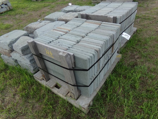 Tumbled Pavers, (132) 12'' x 12'' x 1 1/2'', 1 1/2'', (6) 12'' x 24'' x 1