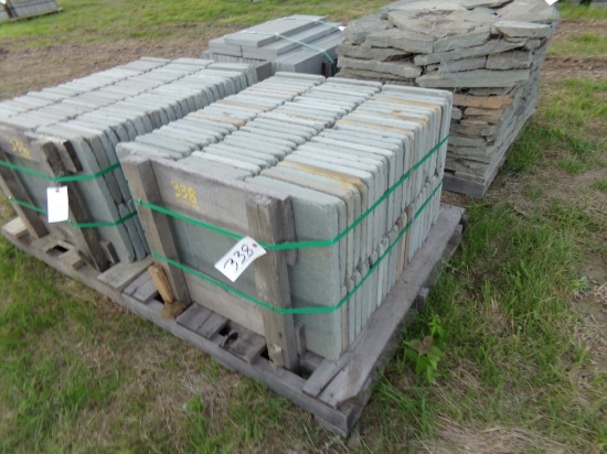 Tumbled Pavers, (132) 12'' x 12'' x 1 1/2'', (6) 12'' x 24'' x 1 1/2'', 138