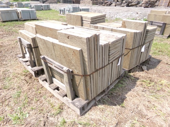 Natural Cleft Pattern, 1 1/2'' Thick x Asst. Dimensions, 192 Sq. Ft., Sold