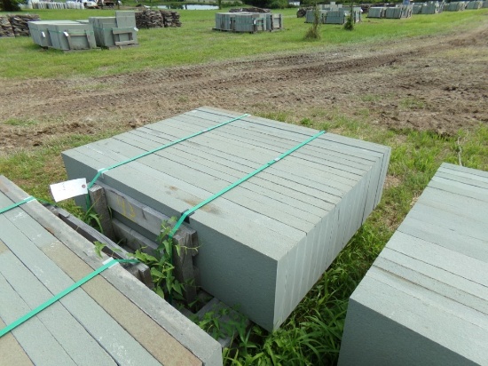 Thermaled Variegated Treads, 12'' x 48'' x 2'', 76 Sq. Ft., Sold by the Sq.