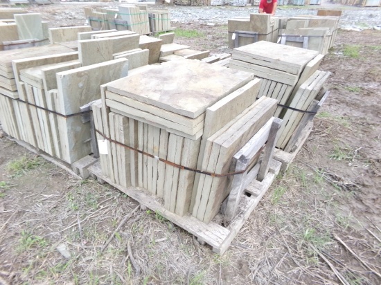 Natural Cleft Pattern, 1 1/2'' - 2'' Thick x 24'' x 30'', 120 Sq. Ft., Sol