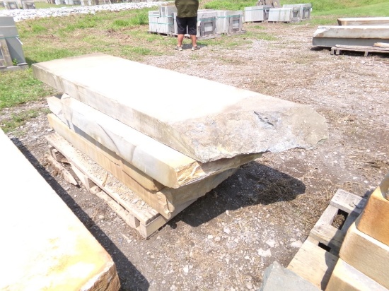 (4) Snapped Edge Steps, Full Color, Sawn Edge, 24'' x 72'' x 5'', Sold by t
