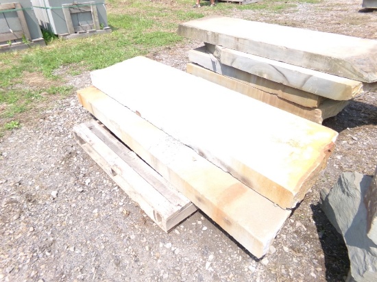 (2) Sawn Edge and Top Snapped Full Color Steps, 24'' x 76'' x 5'', Sold by