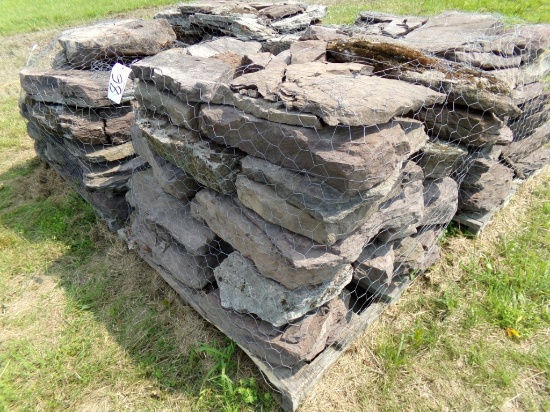 Lilac with Full Color Lg. Creek Stone Steppers, Sold by the Pallet
