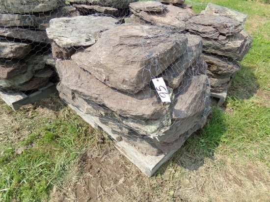 Lilac Full Color Heavy Creek Stone Steppers / Landscape Stones, Sold by the