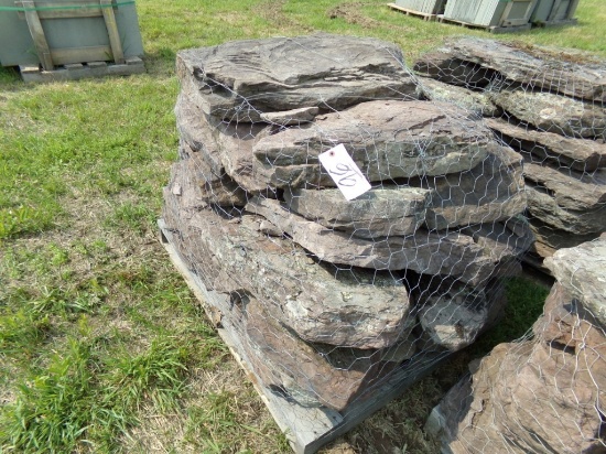 Lilac Full Color Heavy Creek Stone Steppers / Landscape Stones, Sold by the