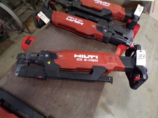 Hilti DX 9-HSN Fully Automatic Stand Up Powder Activated Joist / Decking T