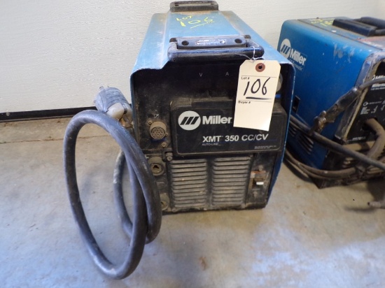 Miller XMT 350 CC/CV Auto Line Inverter Welder (1 Ph or 3 PH) Stick, Tig, M