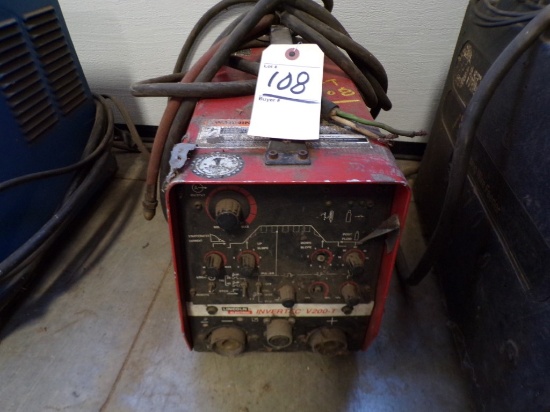 Lincoln Electric Inverter V200-T Tig and Stick Welder, 1 PH, 230 / 460V, NO