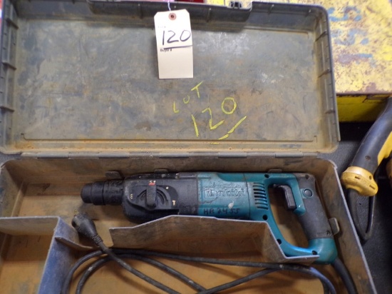 Makita HR2455 Corded Hammer Drill in Bosch Case (New Garage)
