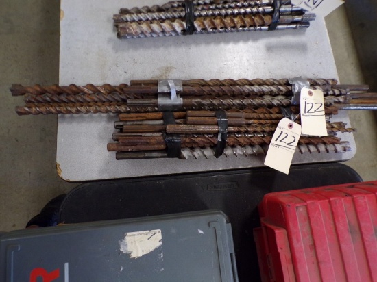 (2) Groups of SDS Plus Style Concrete Bits (New Garage)