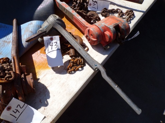 CM 3/4 Ton Lever Chain Hoist, 640 Series (Outside Out Front)