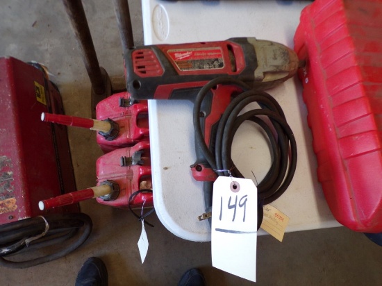 Milwaukee Corded 1/2'' Impact Wrench, Square Pin (Old Garage)