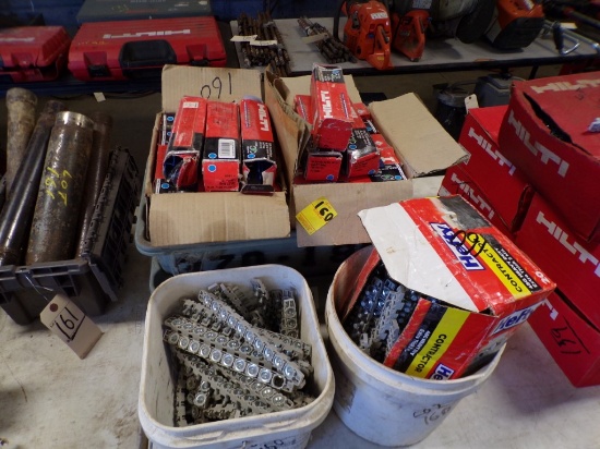 Group of Hilti X-EMP 19 Beam Fasteners and (26) Boxes of Hilti .27 CAL Long