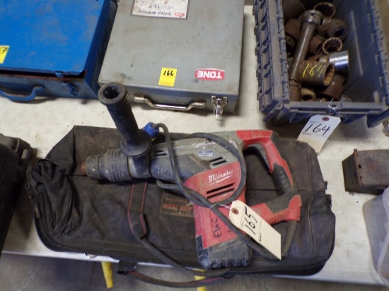 Milwaukee 1 9/16'' Corded Rotary Hammer Drill - Spline with Flame Tech Bag