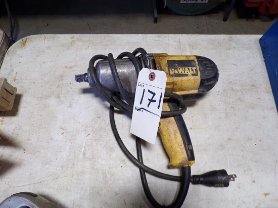 DeWalt 1/2'' Corded Impact Wrench, Square Pin (New Garage)