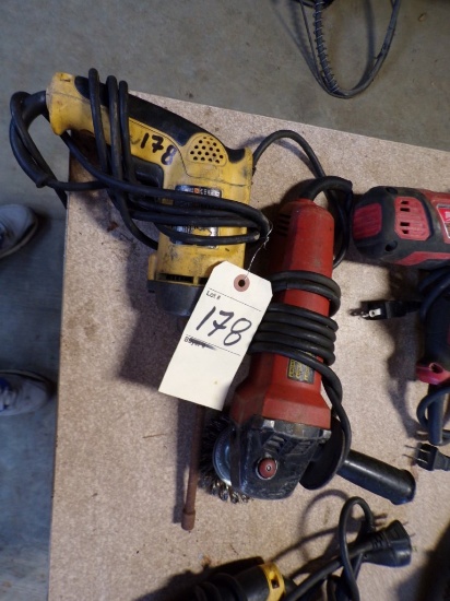 DeWalt Corded Depth Sensitive Screwdriver and a Hilti 4 1/2'' Corded Cutoff