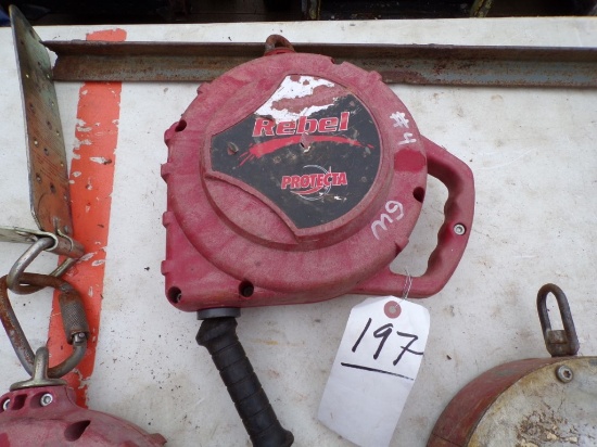Protecta Rebel 50' Self Retracting Lifeline with Metal Anchor (Out Front on