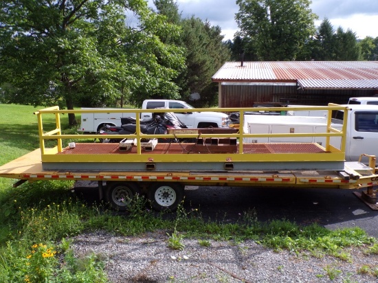 6 1/2' x 20' Heavy Duty Homemade Work Platform (Outside)
