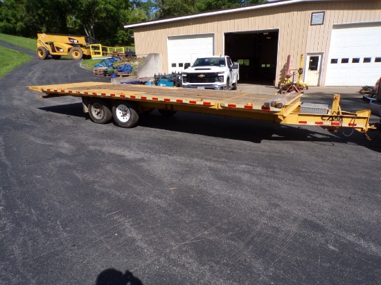 2017 Cam Superline Equipment Trailer, Tandem Axle, 25' 20' Tilt, 4' Fixed,