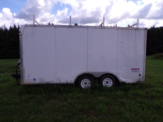 2008 United VXT 16' Enclosed Trailer, Tandem Axle, Has Minor Dings & Dents,
